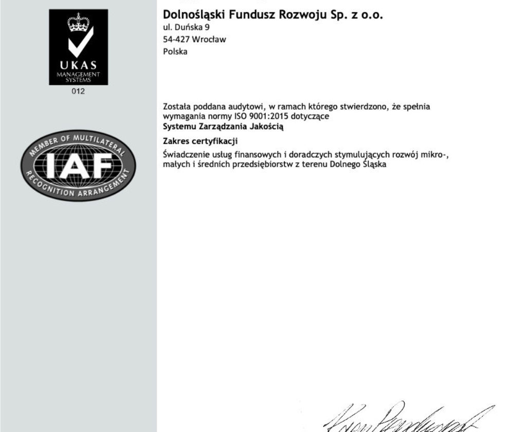2020 DFR QMS Certificate PL 0001 795x840